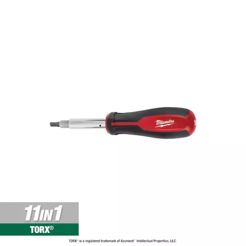 Milwaukee 48-22-2761 11-In-1 Screwdriver Multi-Tip SQ Drive Bits