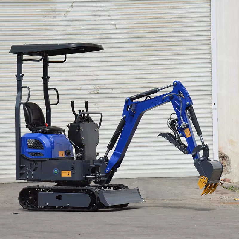 US EPA Mini Excavator 1.2 Ton with Side Swing Arm NEW Free Shipping EURO 5 Mini Bagger Digger with Core Motor & Pump Components