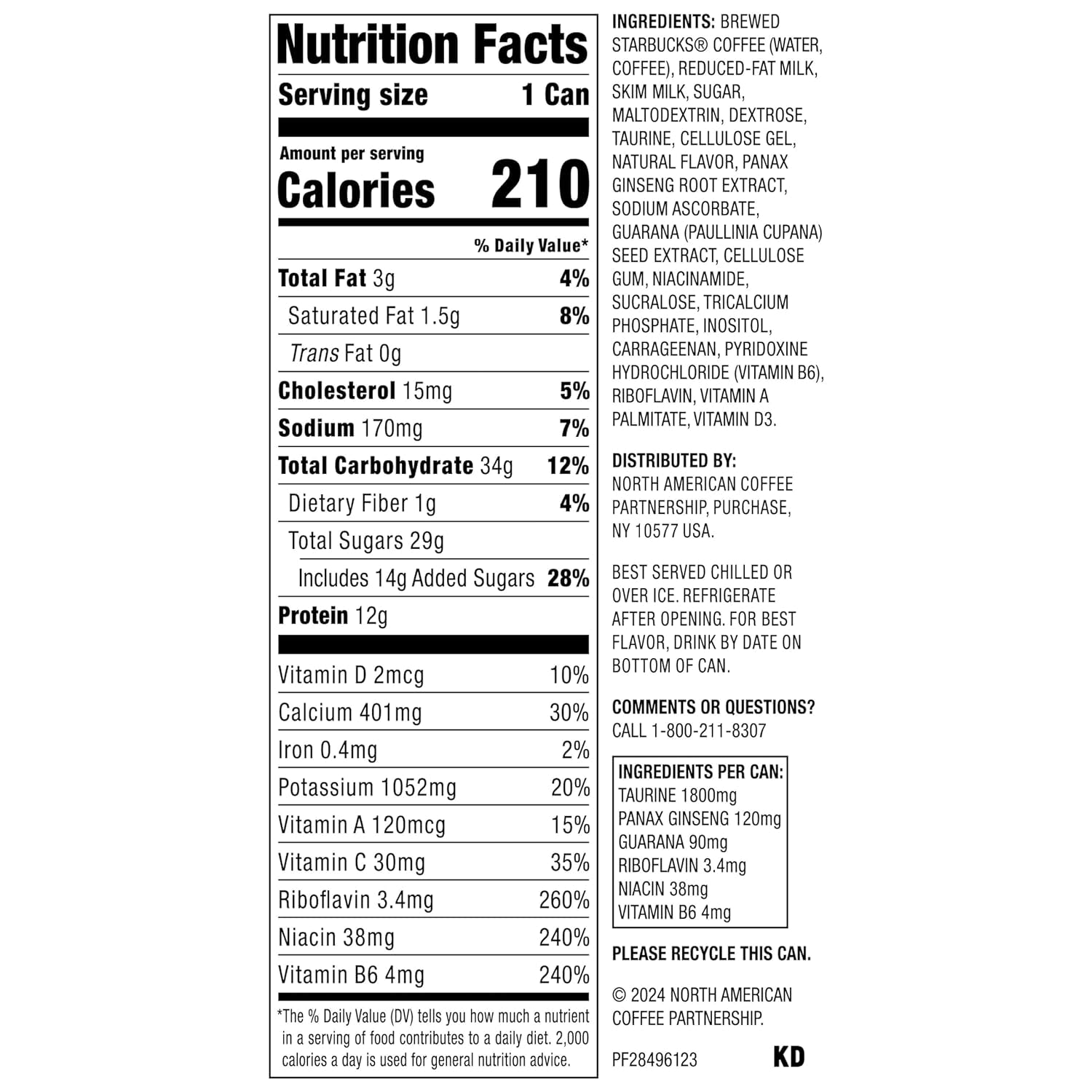 Doubleshot Energy Drink Coffee Beverage, Vanilla, Iced Coffee, 15 Fl Oz Cans (Packaging May Vary) (Pack of 12)