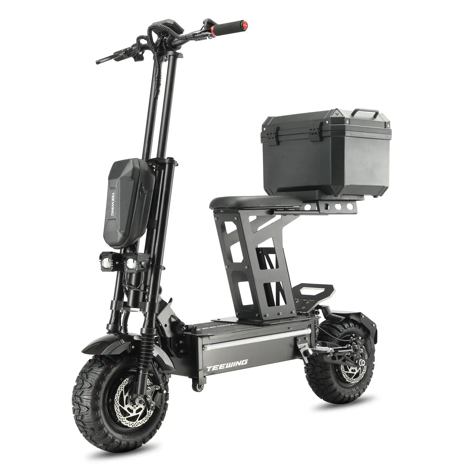 TEEWING Z4 Pro Adult Electric Scooter, 8000W Motor,60V40Ah Folding E-Scooter, 13 Fat Tireh Tire,E-Mountain Scooter