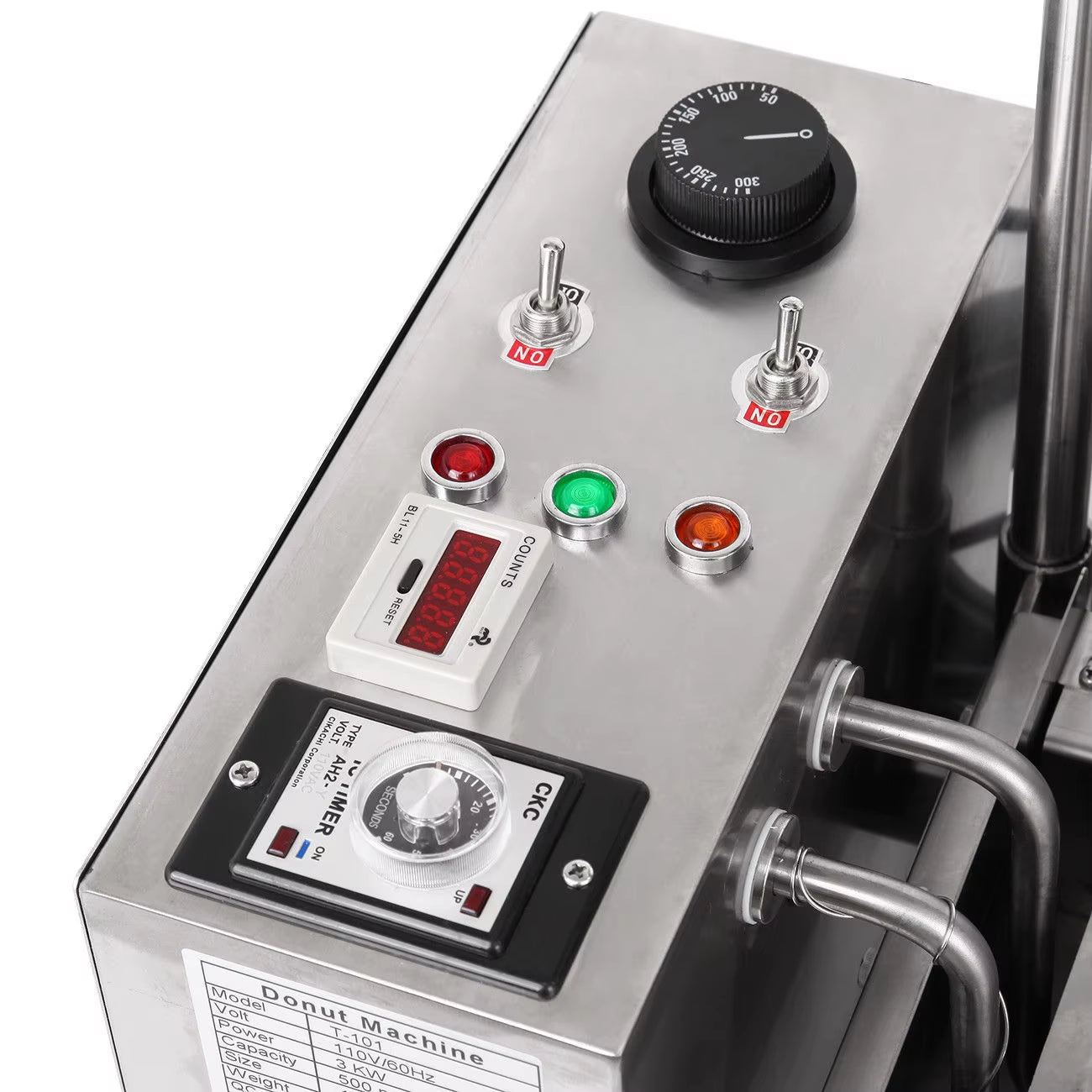 Large Production Automatic Mini Donut Machine Industrial Electric Waffle Donut Fryer for Corn Flour Mini Donut Maker New