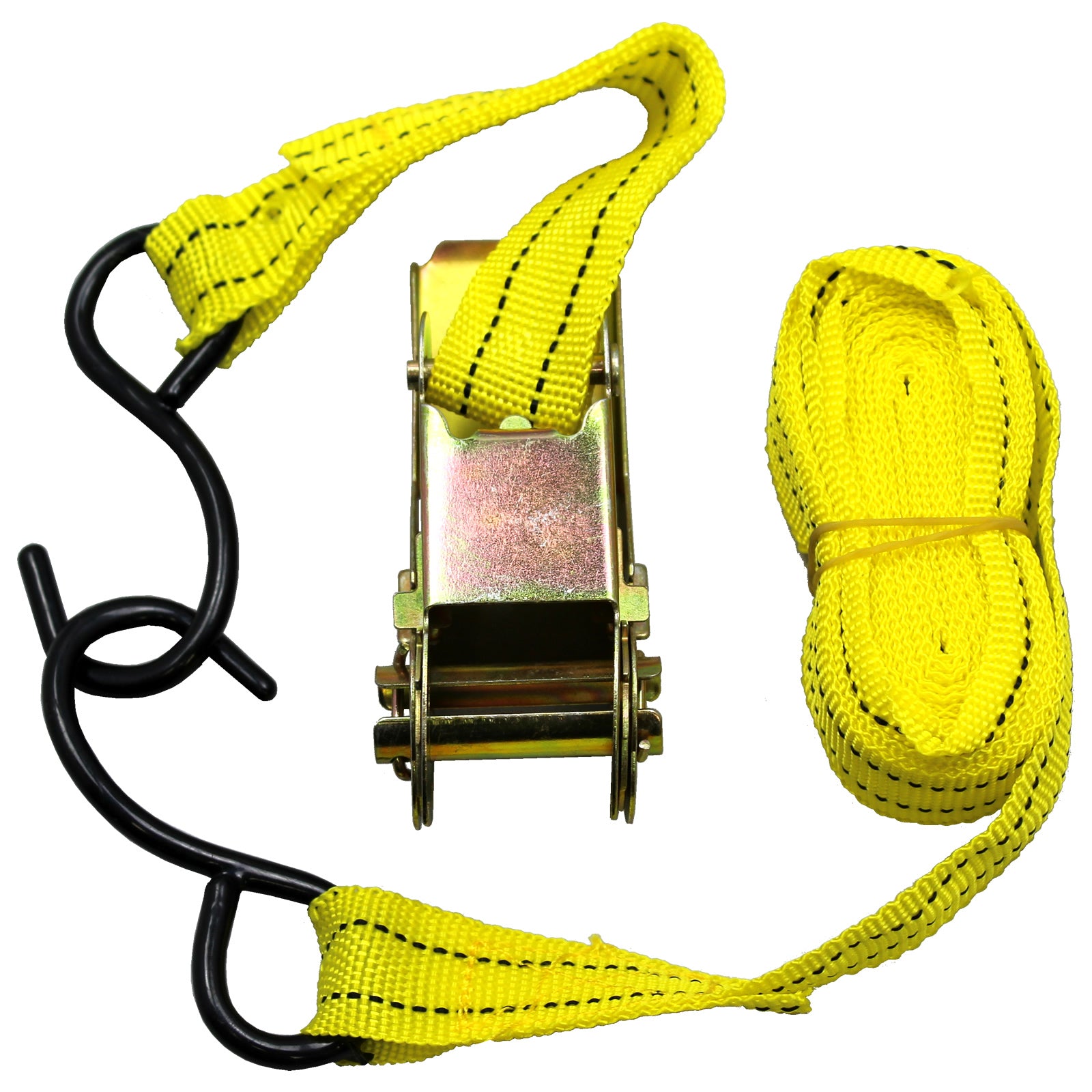 Lot of 96 Ratchet Tie down Cargo Straps 1" Inch X 13' Ft with S Hooks US SELLER