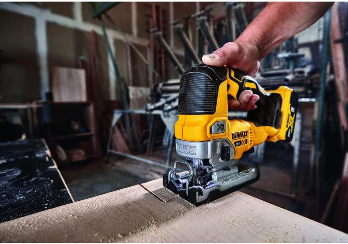 20V MAX XR Jig Saw, 3,200 Blade Speed, Cordless, Brushless Motor, LED Light, Bare Tool Only (DCS334B)