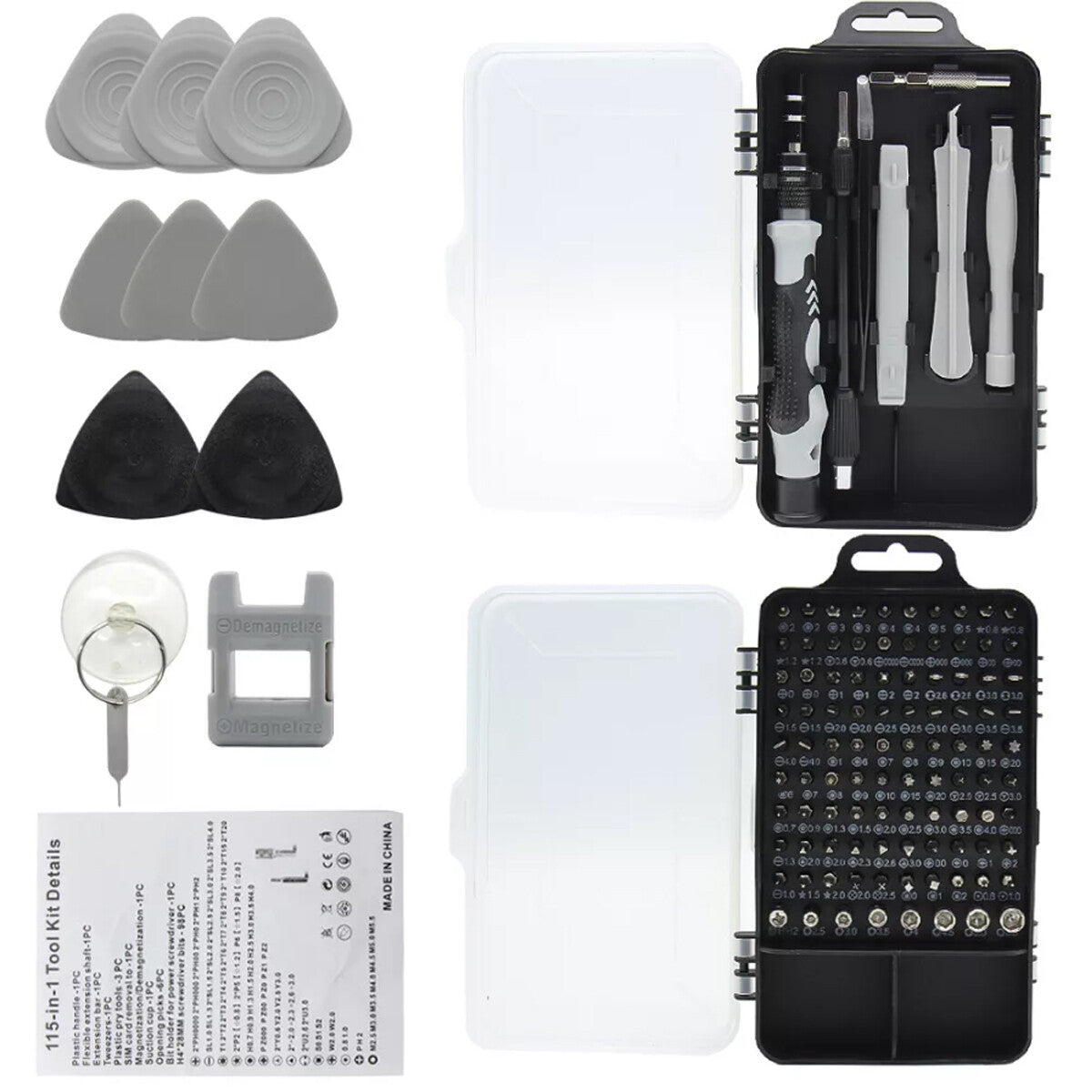 125 in 1 Magnetic Precision Screwdriver Set Computer PC Phone Repair Tool Kit