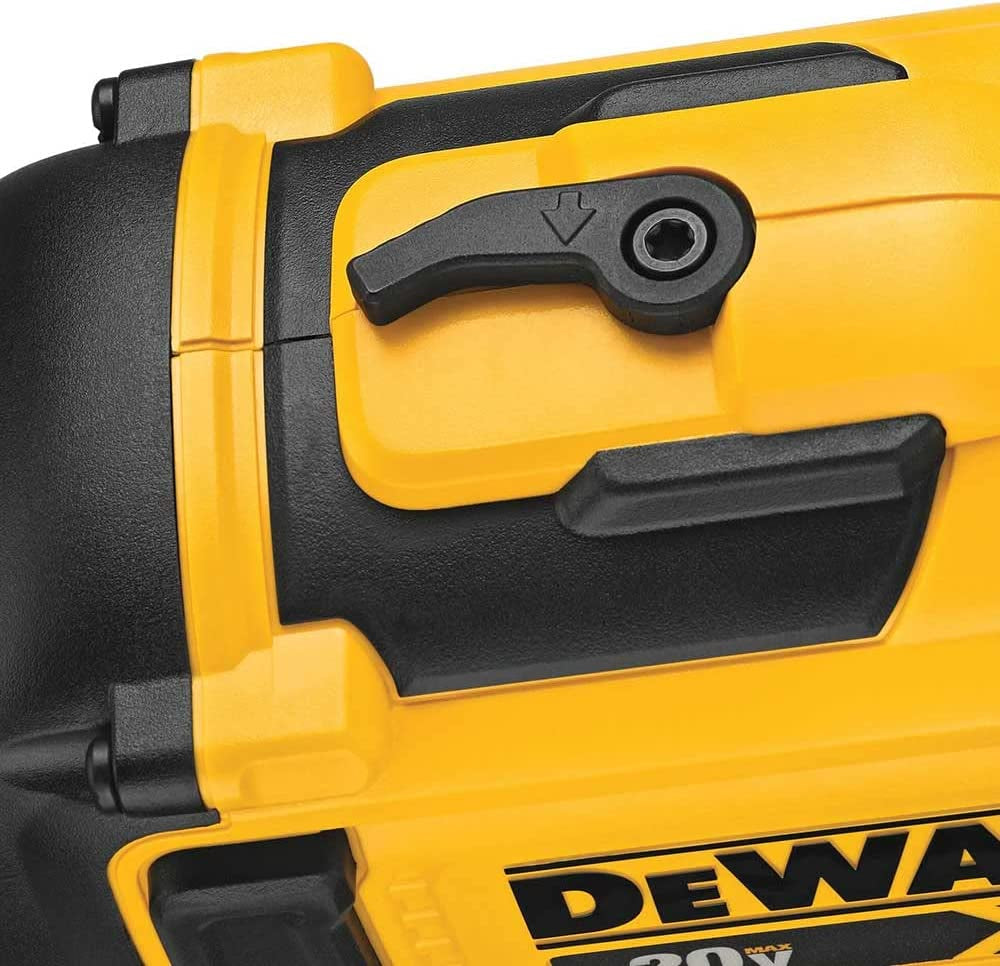 20V MAX Brushless 15 Degree Cordless Coil Battery Powered Roofing Nailer with Tool-Free Nail Tray (Yellow and Black)