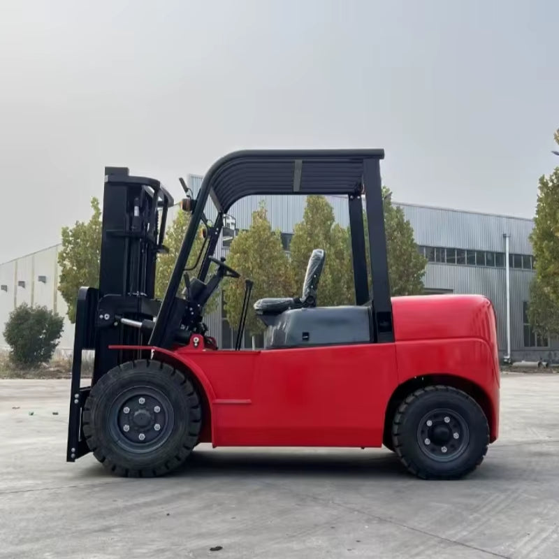 5Ton, 6Ton, 8Ton Lithium Battery Electric Forklifts with Multifunction Clamps for Warehouse Logistics