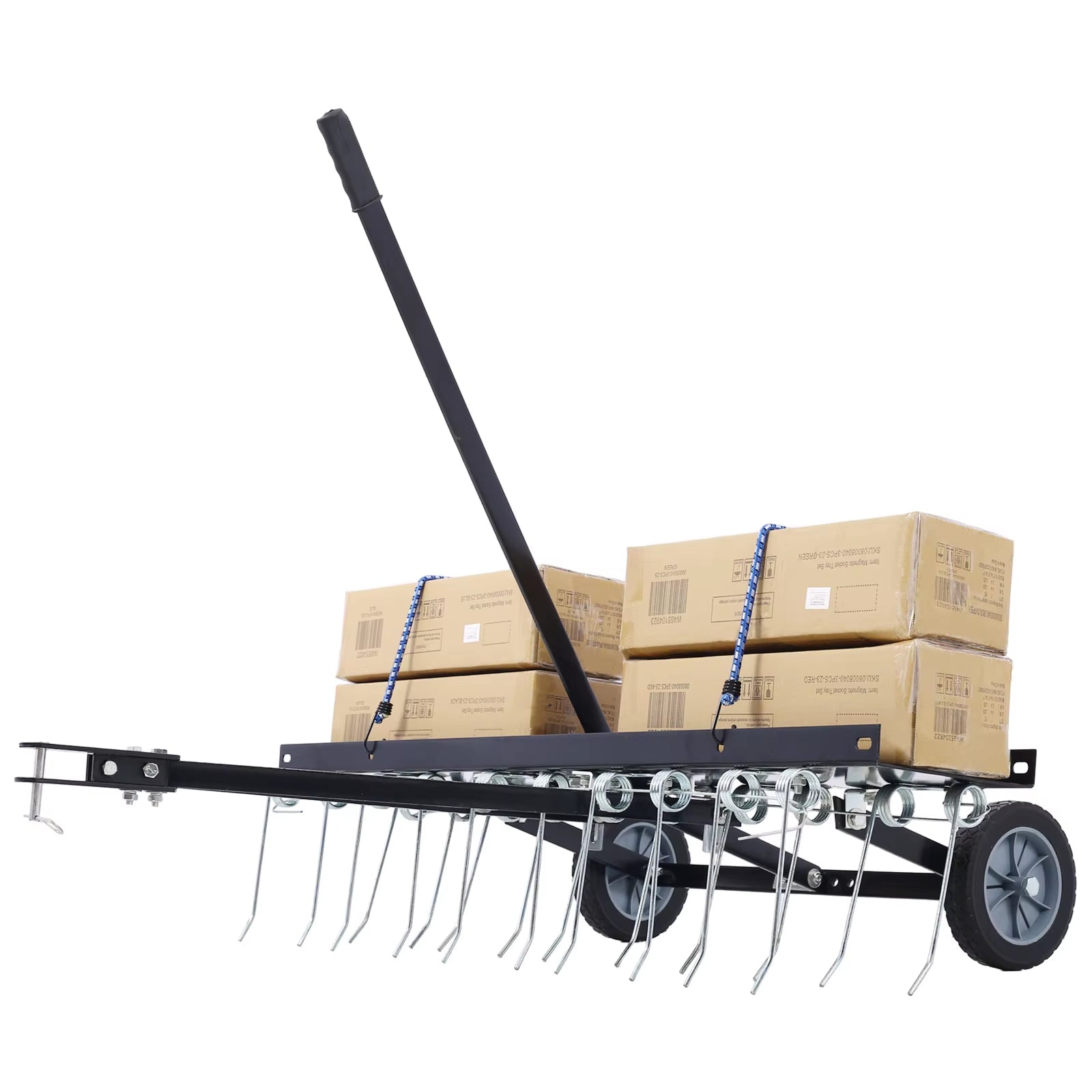 FCJ Metal Trailed Weeder for Lawn Mowing