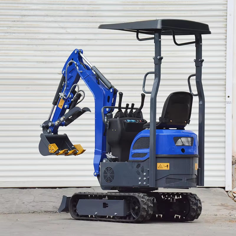 US EPA Mini Excavator 1.2 Ton with Side Swing Arm NEW Free Shipping EURO 5 Mini Bagger Digger with Core Motor & Pump Components