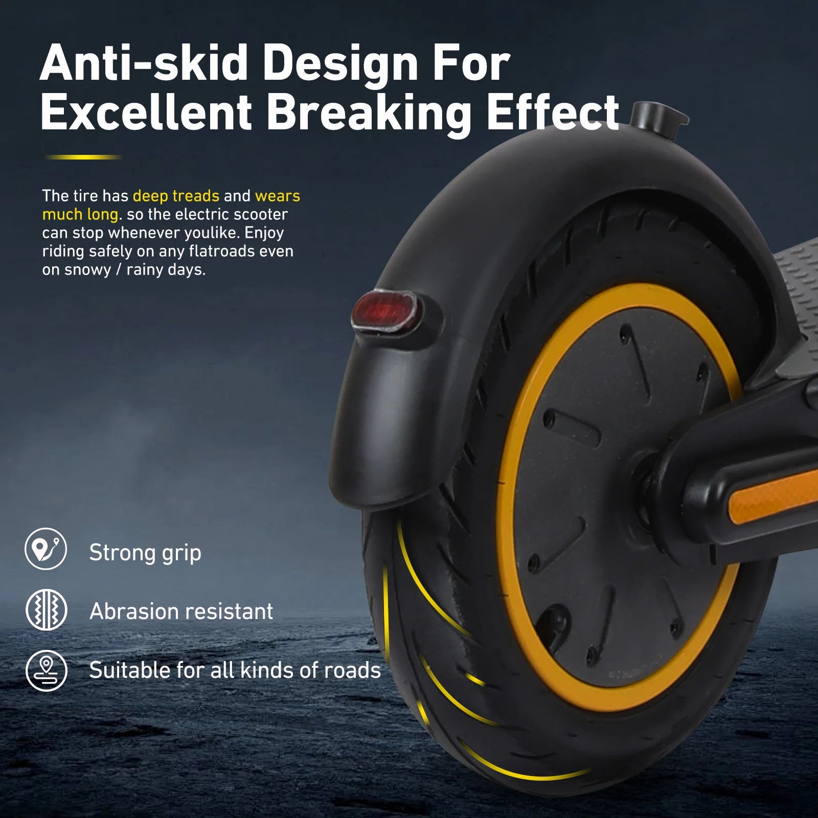 500W Foldable Electric Scooter for Commuting, 10'' Inflatable Tire, 36V 15Ah Battery, Range 35-40Km, APP Support E-Scooter