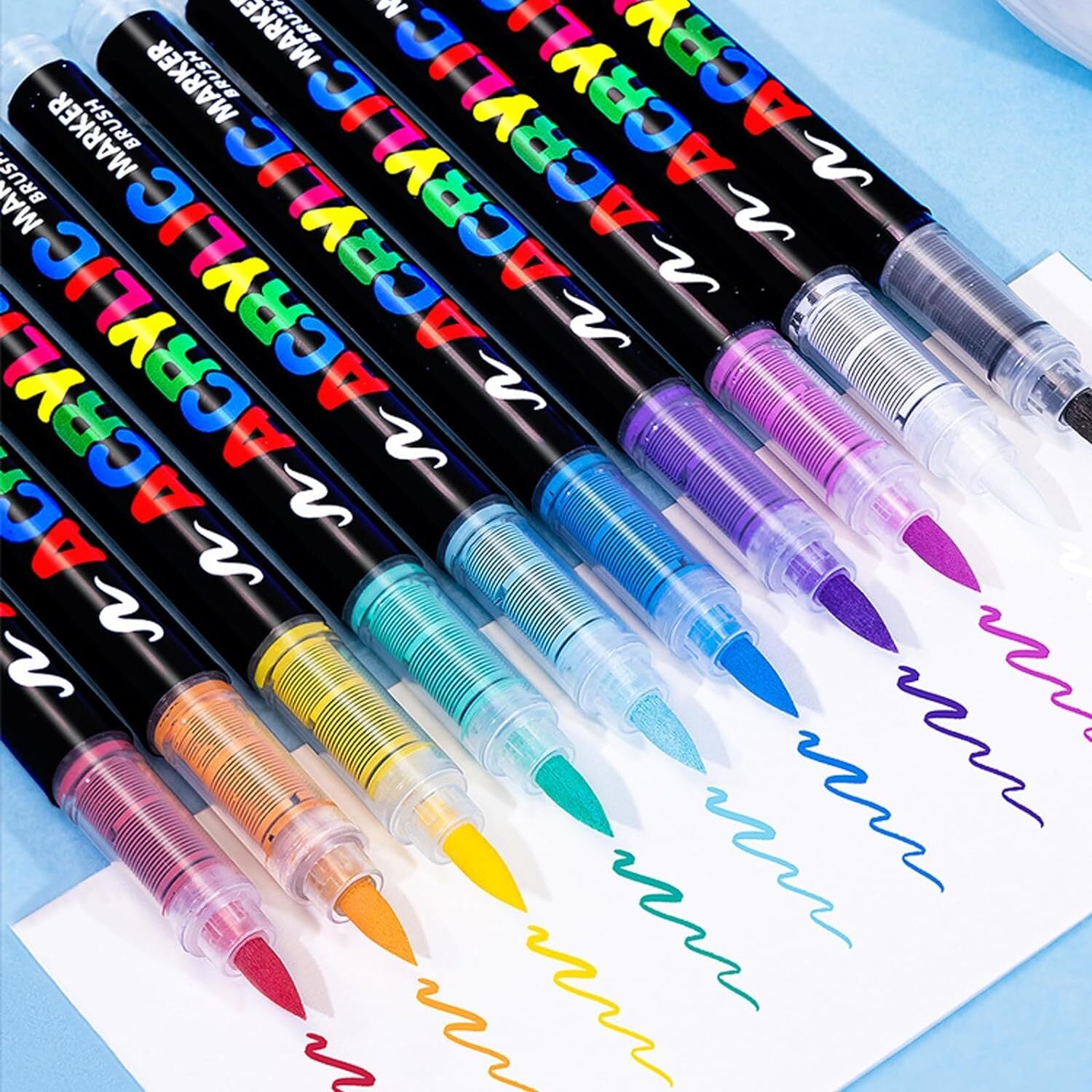36PCS Waterproof Permanent Paint Marker Pen for Car Tyre Tire Tread Rubber Metal