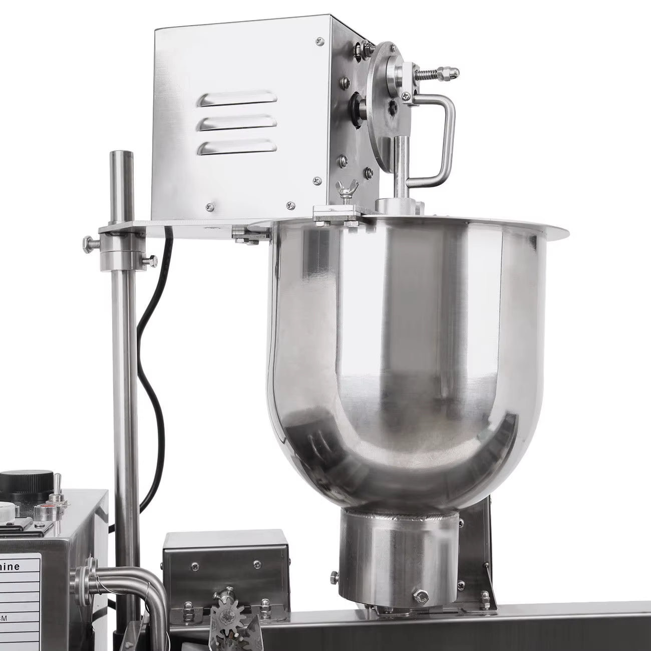 Large Production Automatic Mini Donut Machine Industrial Electric Waffle Donut Fryer for Corn Flour Mini Donut Maker New