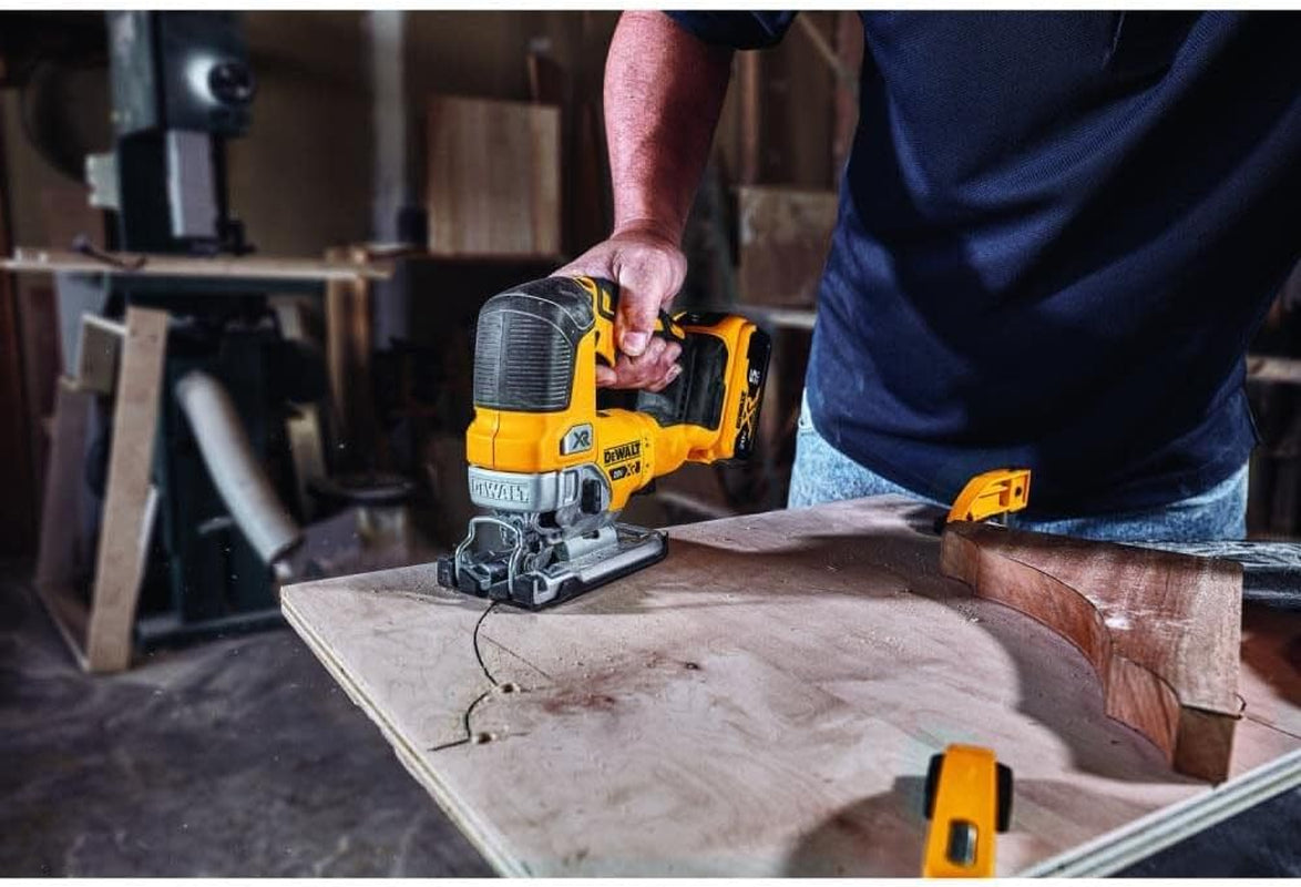 20V MAX XR Jig Saw, 3,200 Blade Speed, Cordless, Brushless Motor, LED Light, Bare Tool Only (DCS334B)