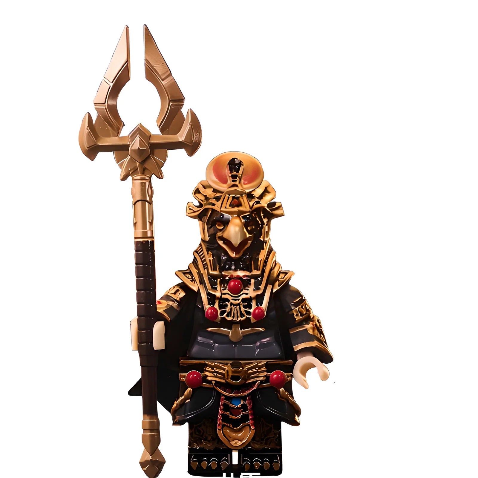 Medieval Egyptian Mythology, the Sun God Eagle Head, Pharaoh, Ra, the Lord of All Gods, Weapons, Building Block Ornaments