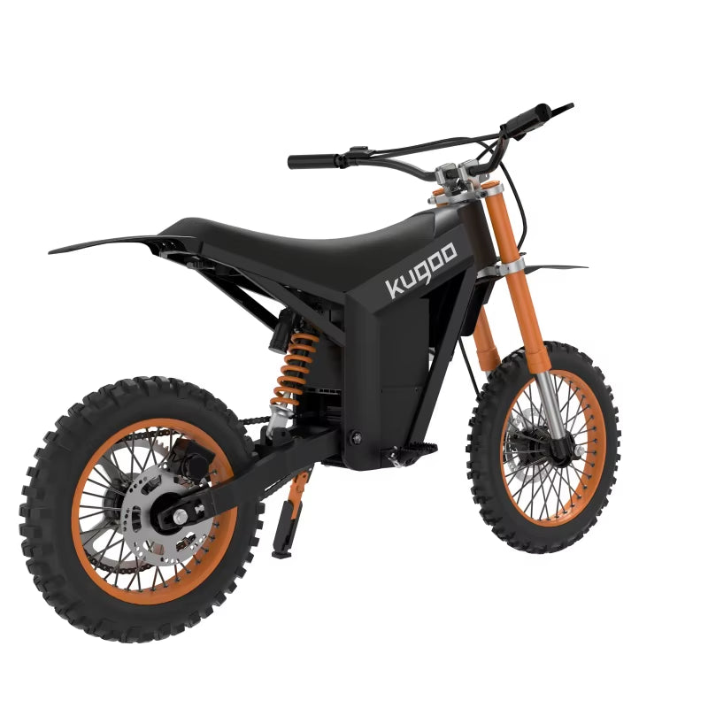 High Quality Kugoo Wish 01 60Km/H Enduro Hybrid Dirt Bike 12 Inch Aluminum Alloy Motorcycles with Lithium Battery Power FOB