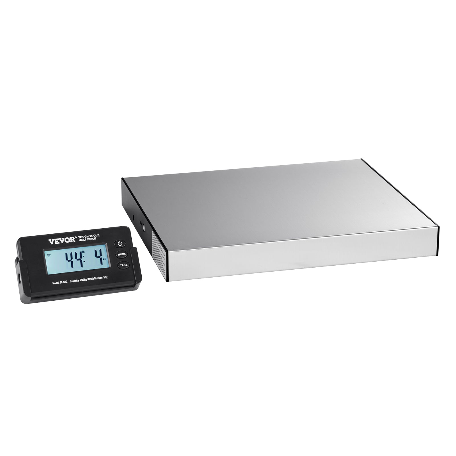 VEVOR Shipping Scale 110 Lbs/440 Lbs Digital Postal Scale AC/DC Package LCD