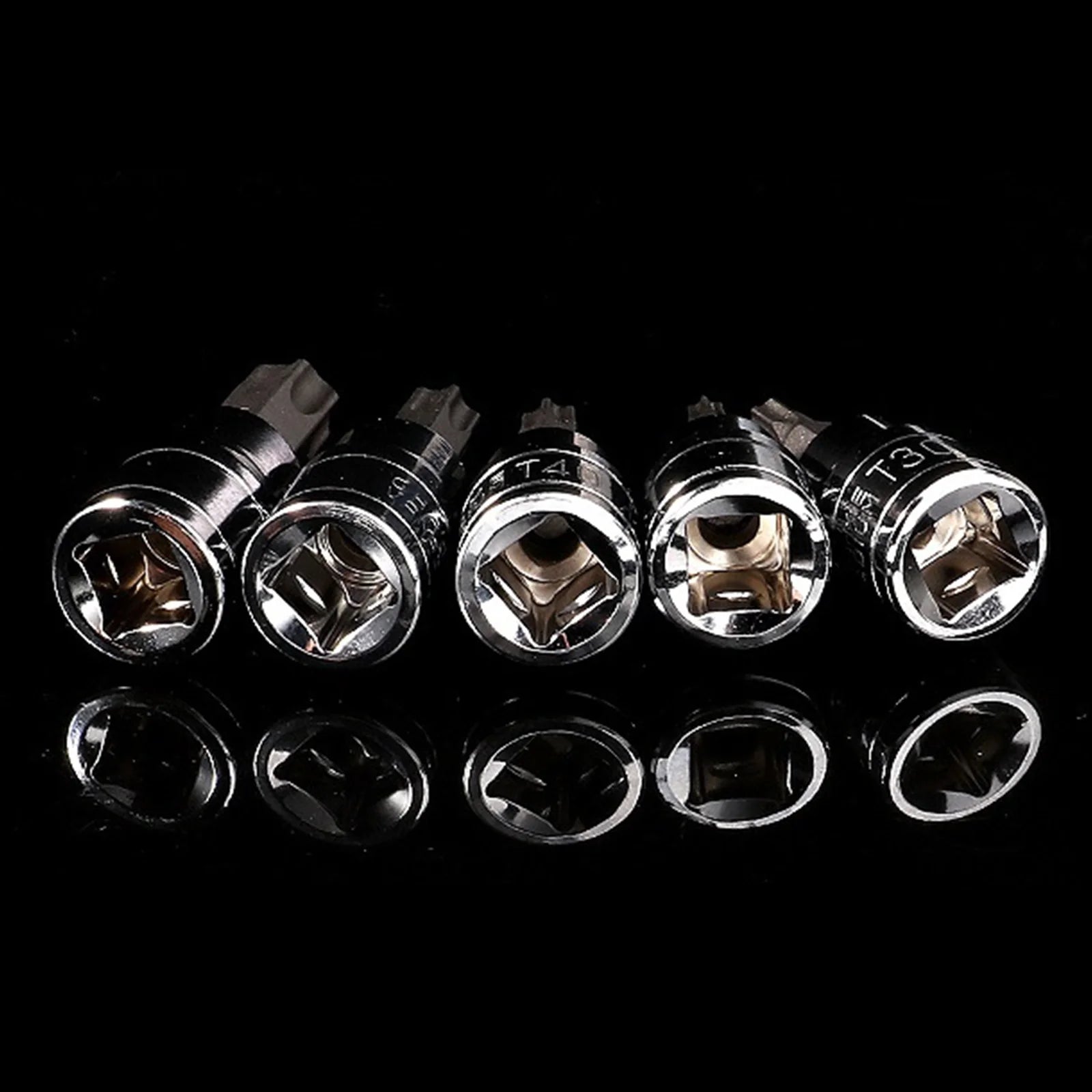 Socket Set 10-Piece Torx Socket Set T10 - T55 Drive Socket Set 3/8 Inches