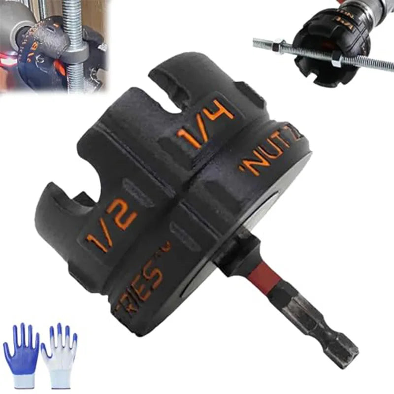Nut Zipper Tool Multifunctional Fast Removal of Nuts and Bolts Extracting Tool Multi-Size Nut Dismounting Article Tool Parts