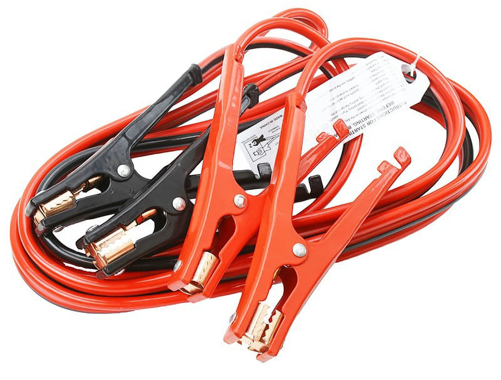 12FT 6 Gauge Power Jumper Cable Starter Booster Cable 500 AMP