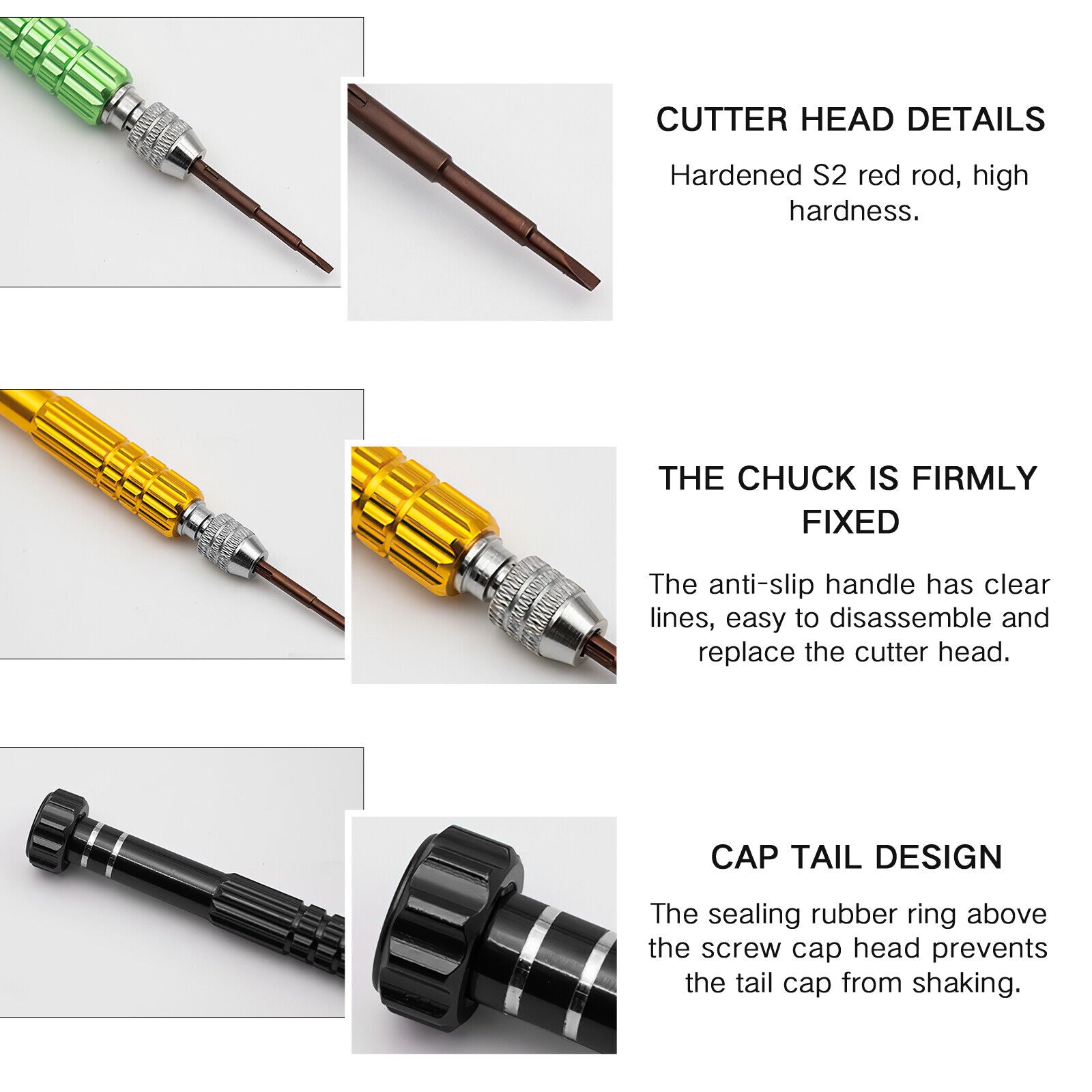 Small Screwdriver Watch Glasses Mini Precision Tiny Set Repair Kit Tool Red