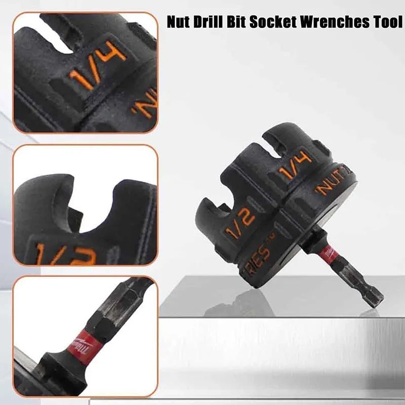 Nut Zipper Tool Multifunctional Fast Removal of Nuts and Bolts Extracting Tool Multi-Size Nut Dismounting Article Tool Parts