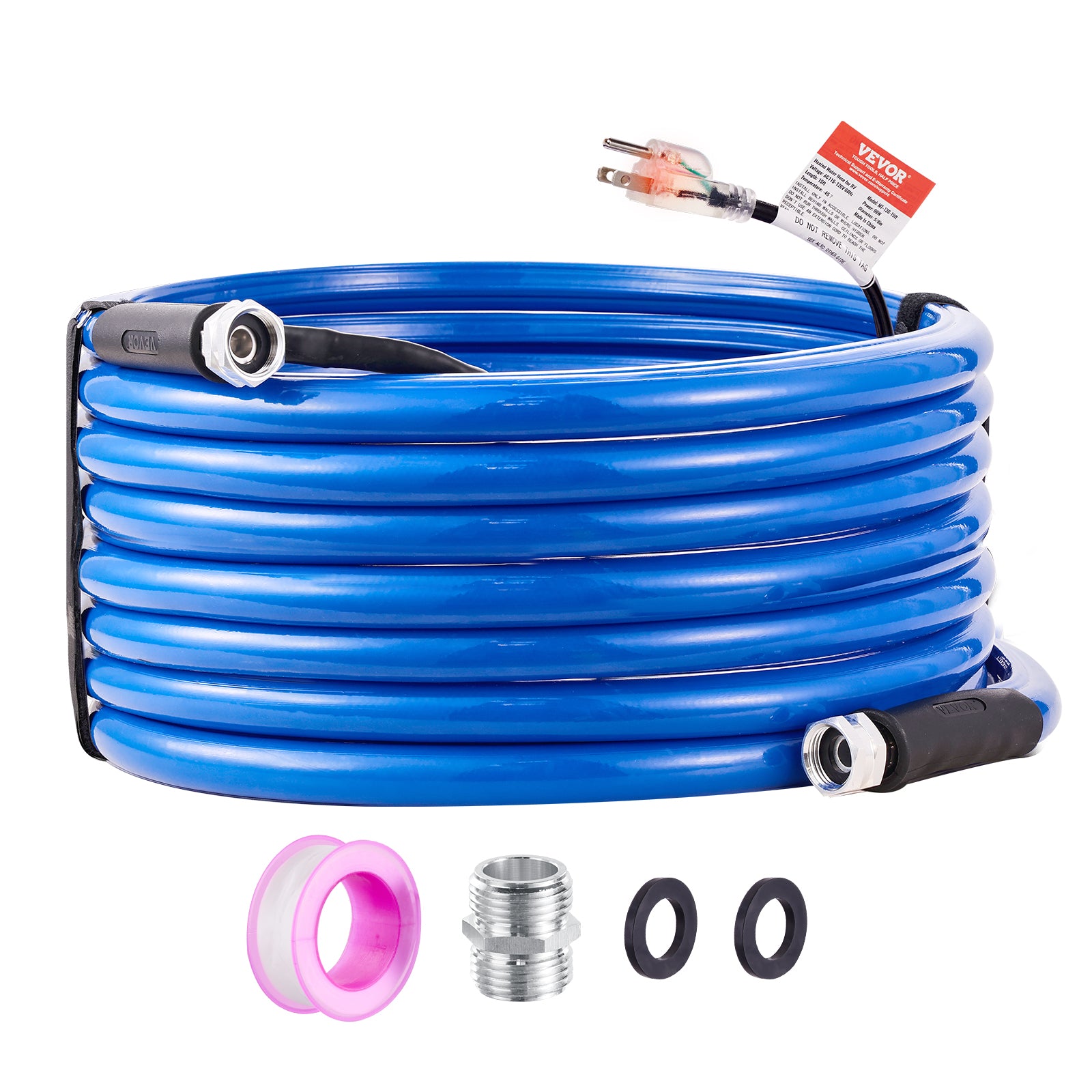 VEVOR Heated Water Hose 15Ft-100Ft for RV -45℉ Antifreeze Drinking Water Hose