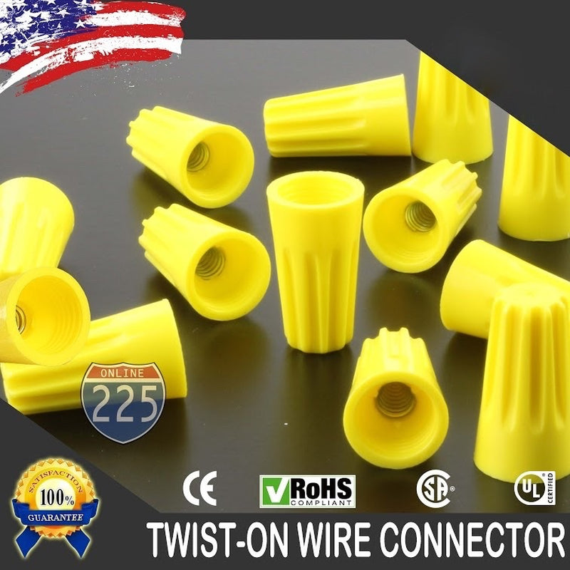 Variety of Twist-On Wire Connector Connection Nut Barrel Screw Rohs UL Color LOT