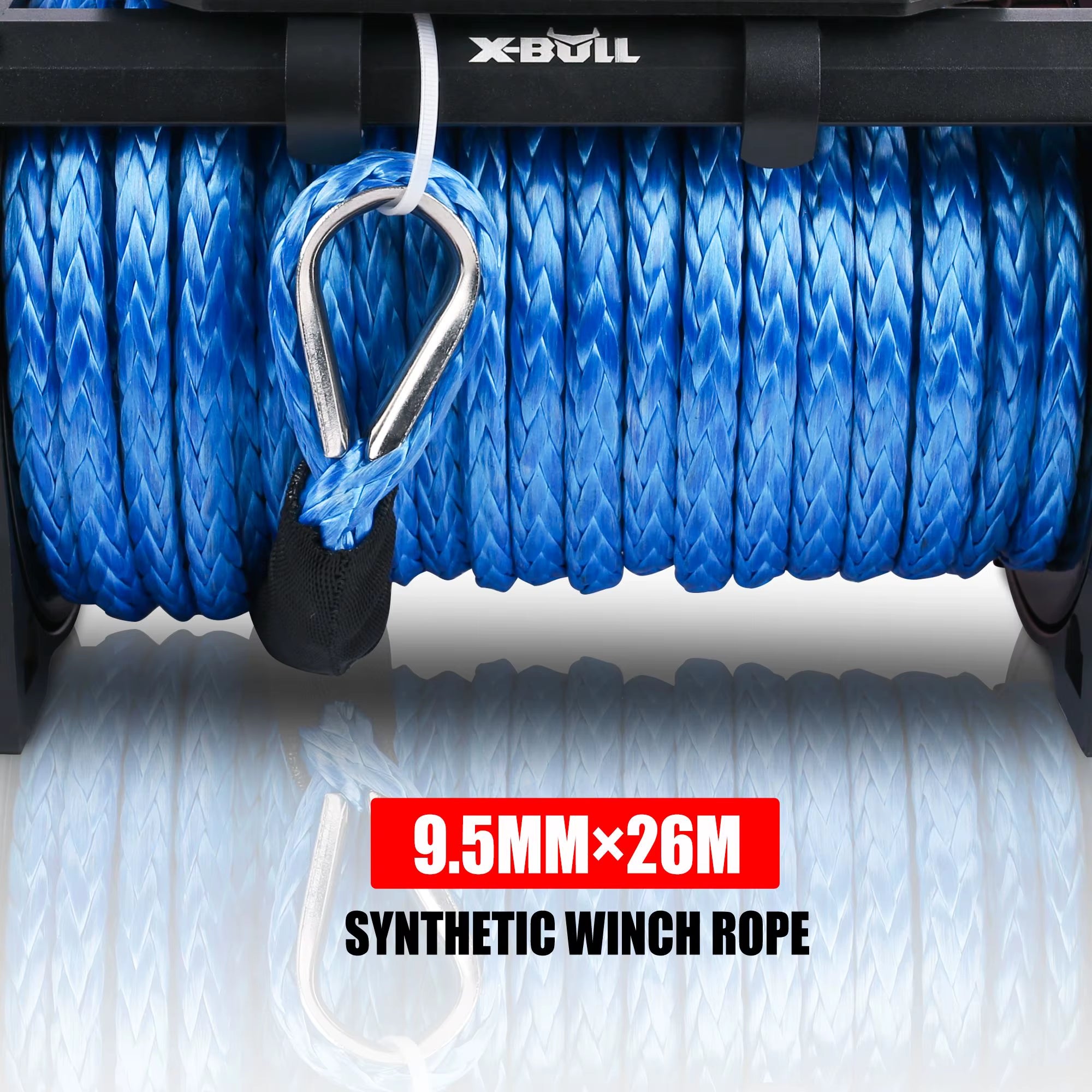 DB X-BULL 12000 Lbs Electric Winch with 12V DC Motor Steel Wire Rope for Trailer Towing for Trucks Jeeps Suvs Autos