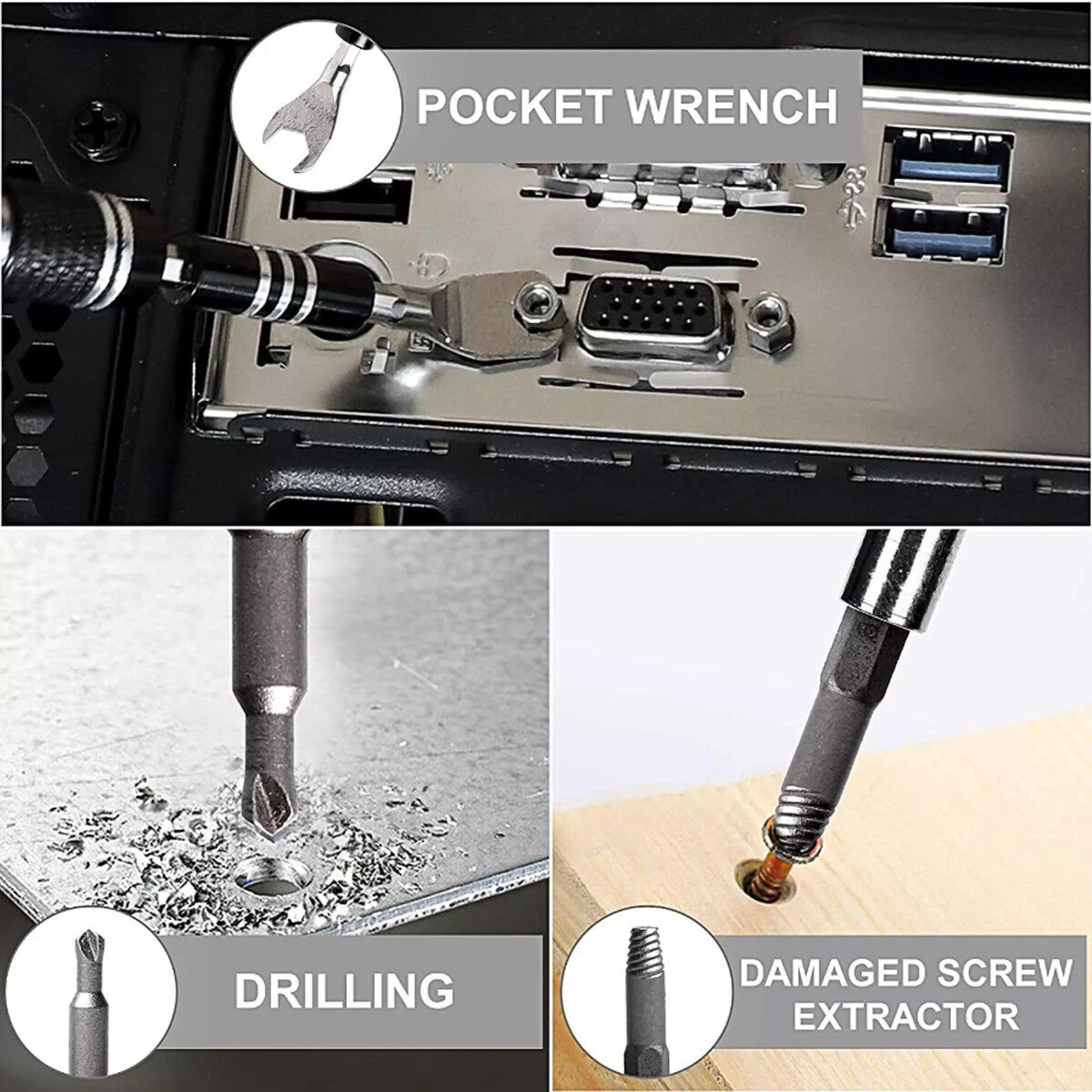 125 in 1 Magnetic Precision Screwdriver Set Computer PC Phone Repair Tool Kit