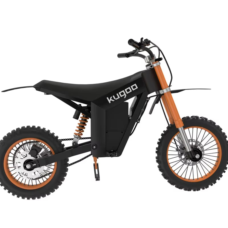 High Quality Kugoo Wish 01 60Km/H Enduro Hybrid Dirt Bike 12 Inch Aluminum Alloy Motorcycles with Lithium Battery Power FOB