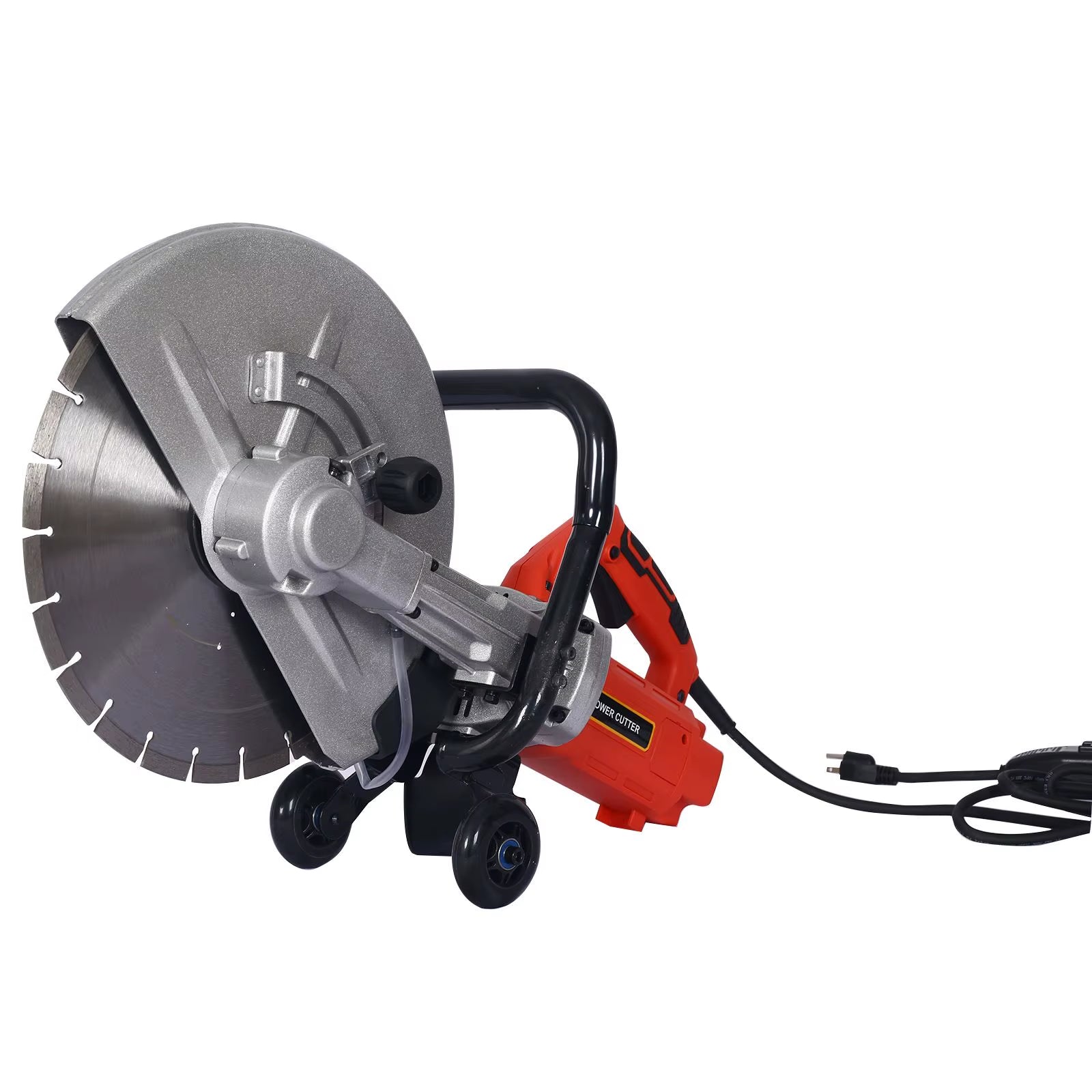 DB Electric 14\" Wet/Dry Concrete Cut off Saw 3000W with Water Line Attachment Guide Roller New & Used Condition Includes Blade