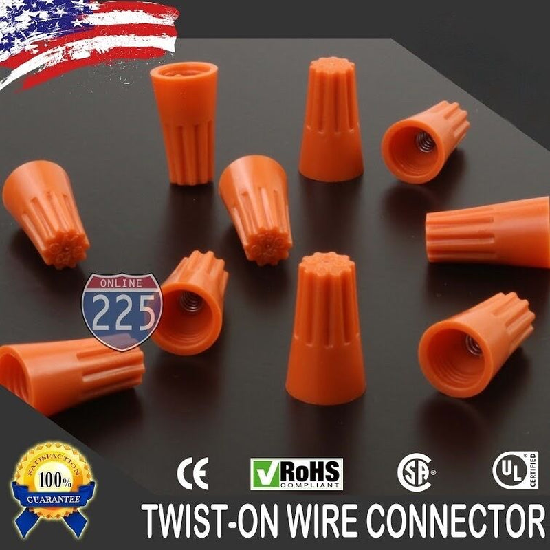 Variety of Twist-On Wire Connector Connection Nut Barrel Screw Rohs UL Color LOT