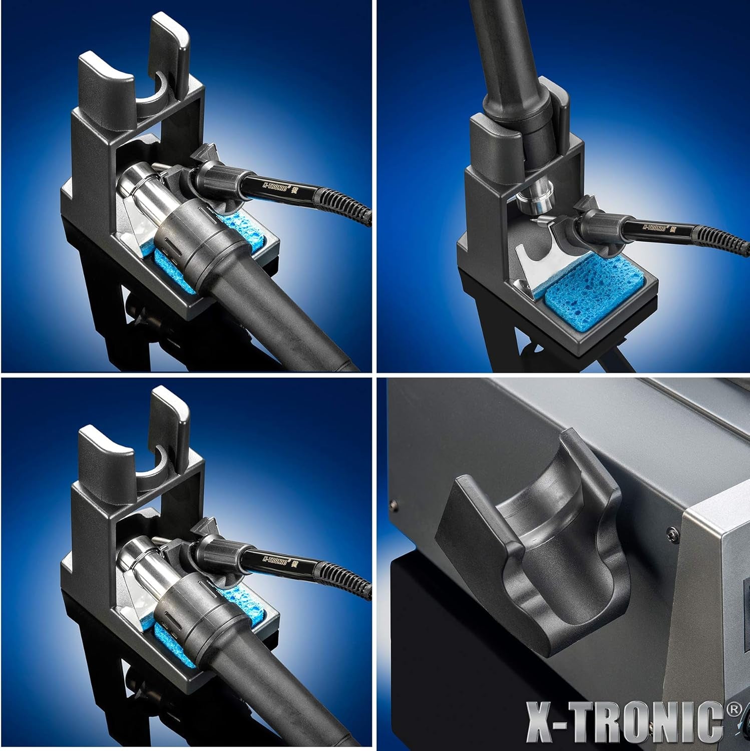 4040-PRO-X • Platinum Series • 700 Watt Hot Air Rework Soldering Iron Station • Brushless DC Vortex Blower Air System • C/F Conversion, 0-30 Min Sleep, Calibration & Auto Cool down Features!