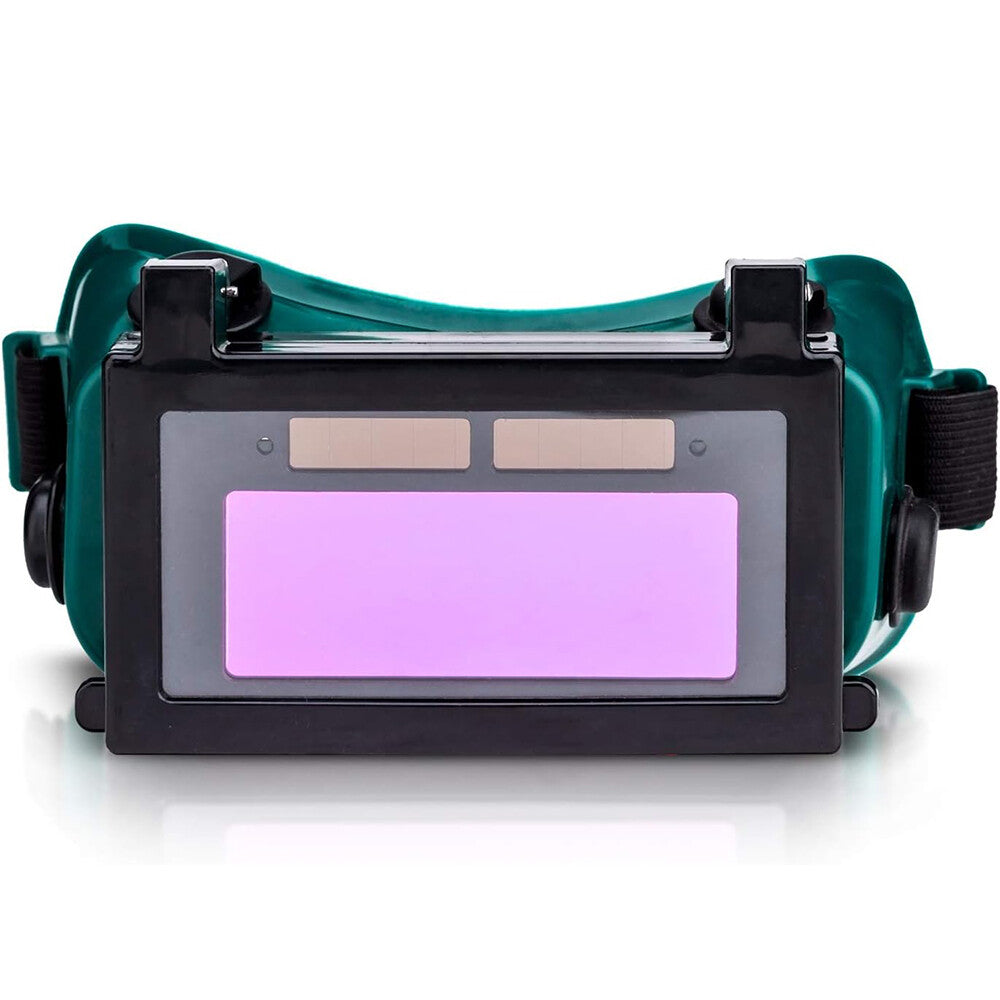 Welding Glasses Auto Darkening Welder Goggles UV IR Reflection Solar Powered