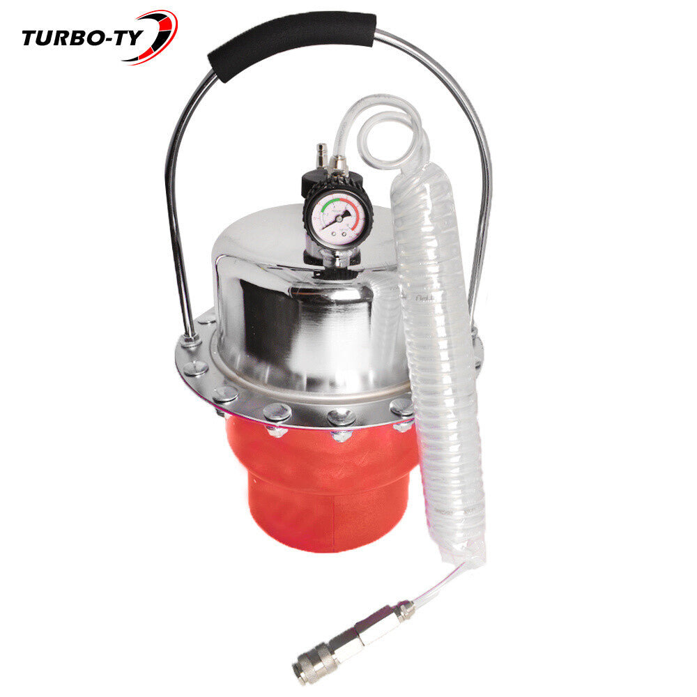 Portable Pneumatic Air Pressure Kit Brake & Clutch Bleeder Valve System Tool