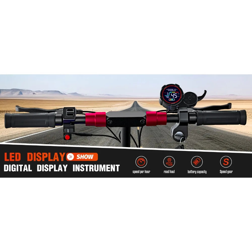 J11PLUS Escooters 1200W Motor 48V21Ah Battery with Front and Rear Turn Signals Electric Scoote 11-Inch Off-Road Tires E-Scooter