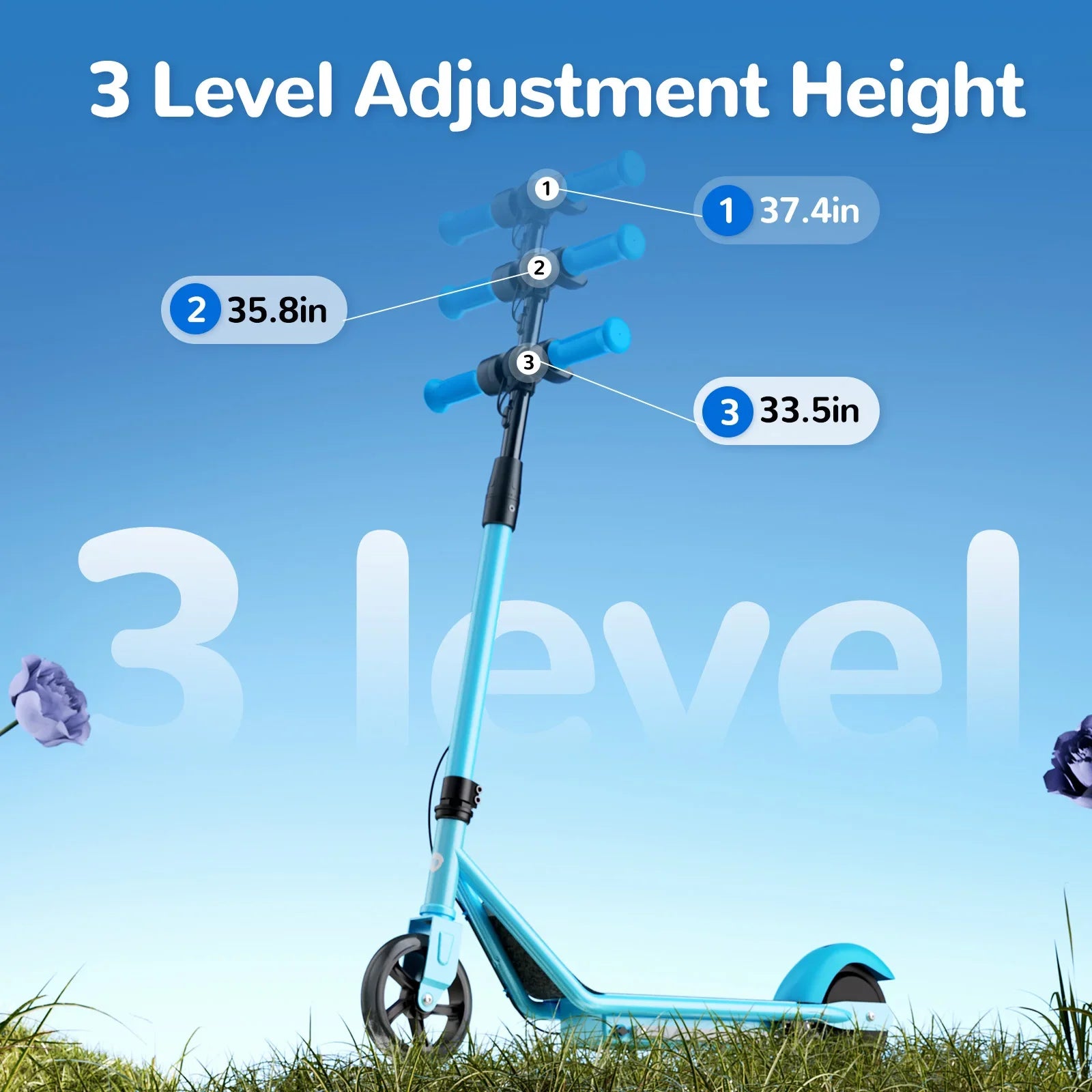 Lsinwheel S2 Children'S Electric Scooter 18V 2.6Ah Battery 150W Motor 5 Inch Tire Children E-Scooter