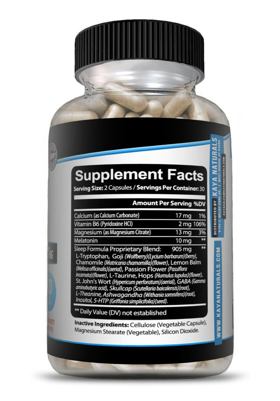 Deep Sleep Formula 60Ct, Fall Asleep & Stay Asleep, Melatonin Sleeping Aid