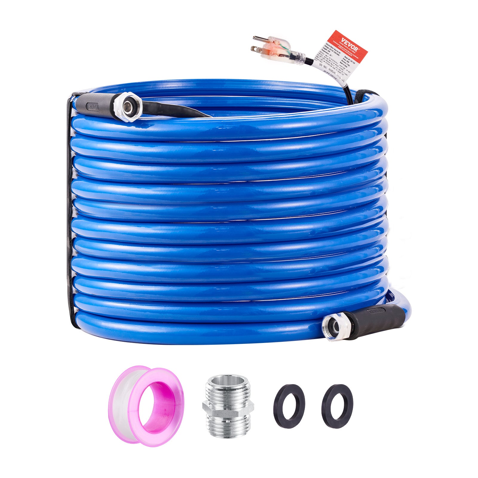 VEVOR Heated Water Hose 15Ft-100Ft for RV -45℉ Antifreeze Drinking Water Hose
