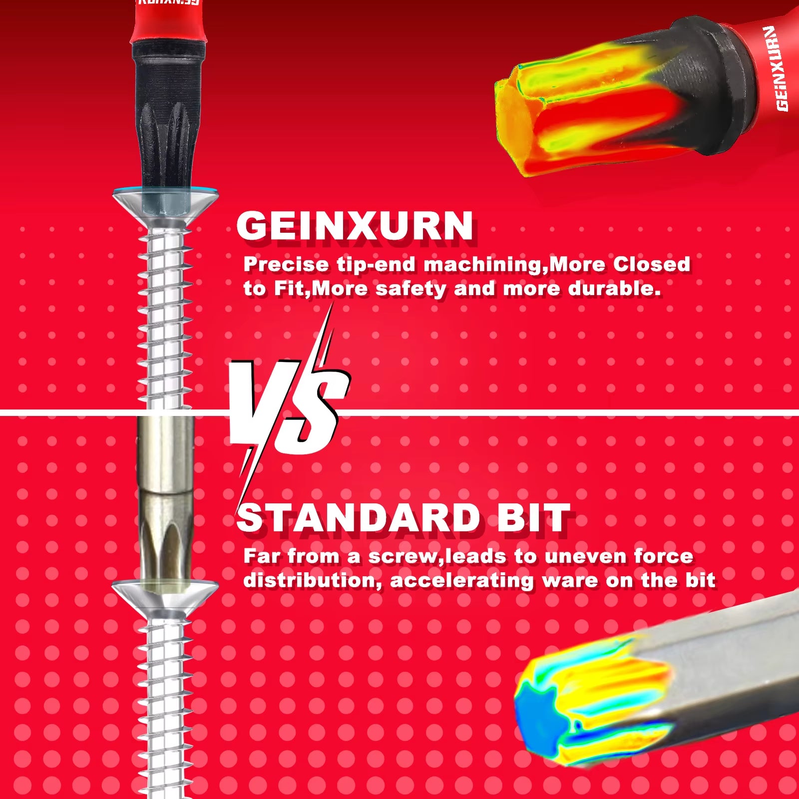 USA Warehouse Stock 10Pcs/Set 50Mm PH HEX High-Torque S2 Steel Drill Screwdriver Bits 60Mm Holder DIY Grade OEM/ODM