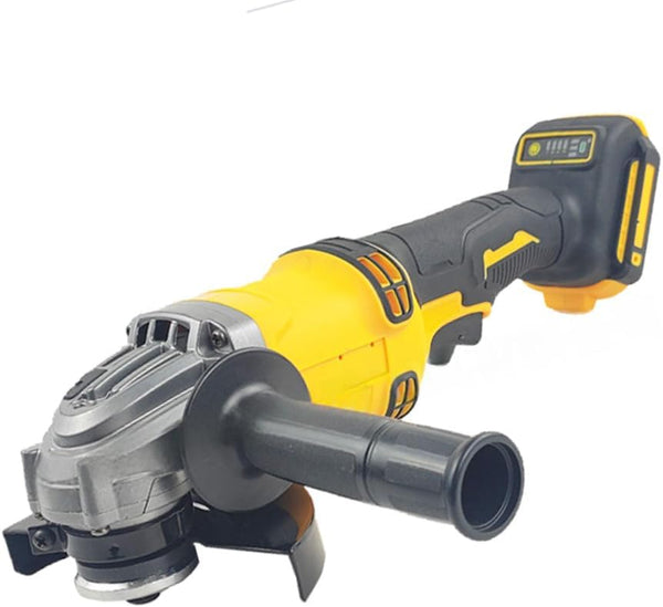Cordless Angle Grinder for Dewalt 20V MAX Battery, 4-1/2" Brushless Motor Power Tool, 9000RPM, 6 Variable Speeds, Angle Grinder Compatible with Dewalt for Cutting, Grinding, Polishing (Tool Only)