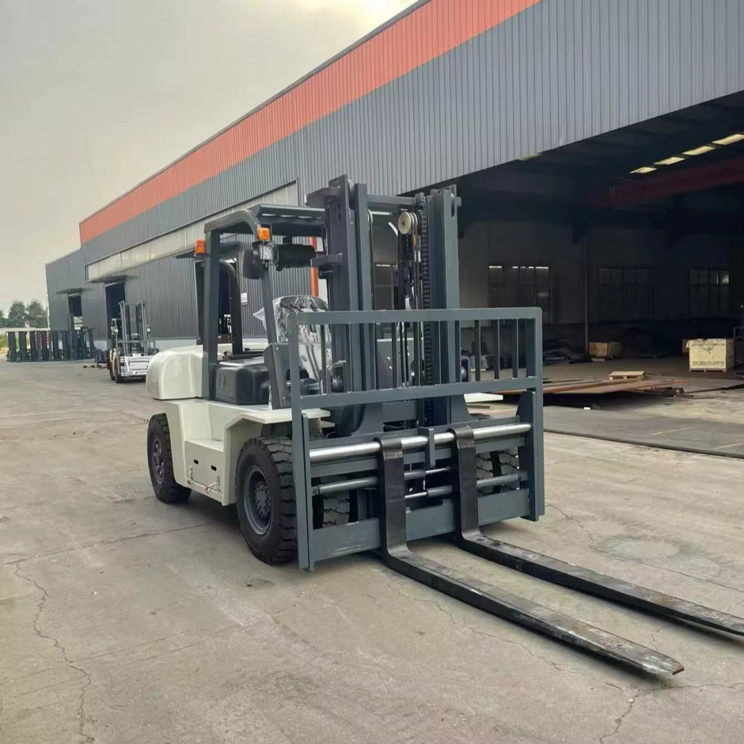 5Ton, 6Ton, 8Ton Lithium Battery Electric Forklifts with Multifunction Clamps for Warehouse Logistics