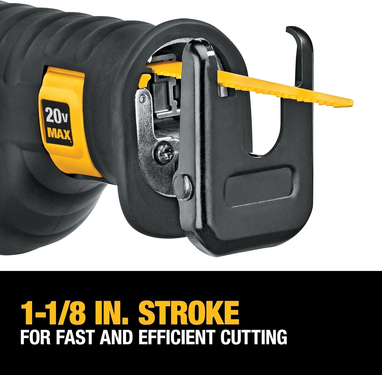 20V MAX Reciprocating Saw, 3,000 Strokes per Minute, Variable Speed Trigger, Bare Tool Only (DCS380B)