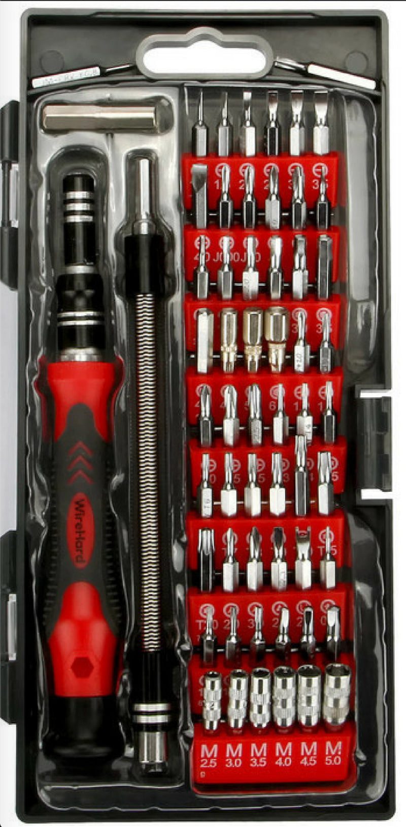 WIREHARD 62 in 1 Precision Screwdriver Set Computer Repair Tool Kit Magnetic Bit