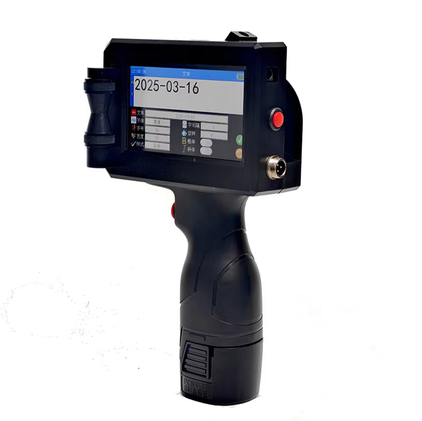 Portable Handheld Inkjet Printer for Packing Expiry Date QR Code Batch Paper Bag Coding
