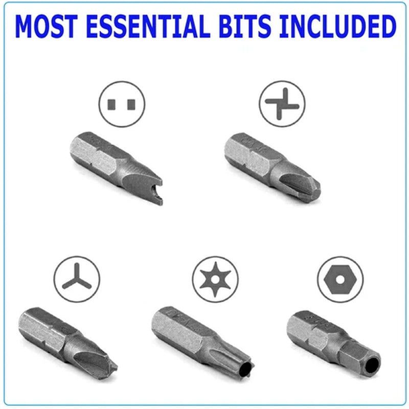 33 Tamper Proof Security Torq Hex Star Spanner Tri Wing Screwdriver Torx Bit Set