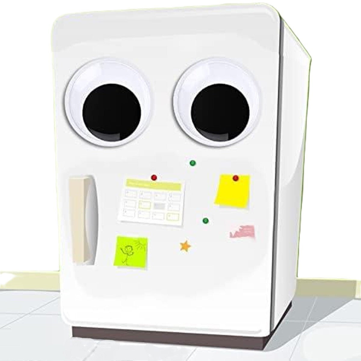 6-Inch BIG GIANT GOOGLY WIGGLE EYES W/Self-Stick Adhesive DIY Crafts Decorations