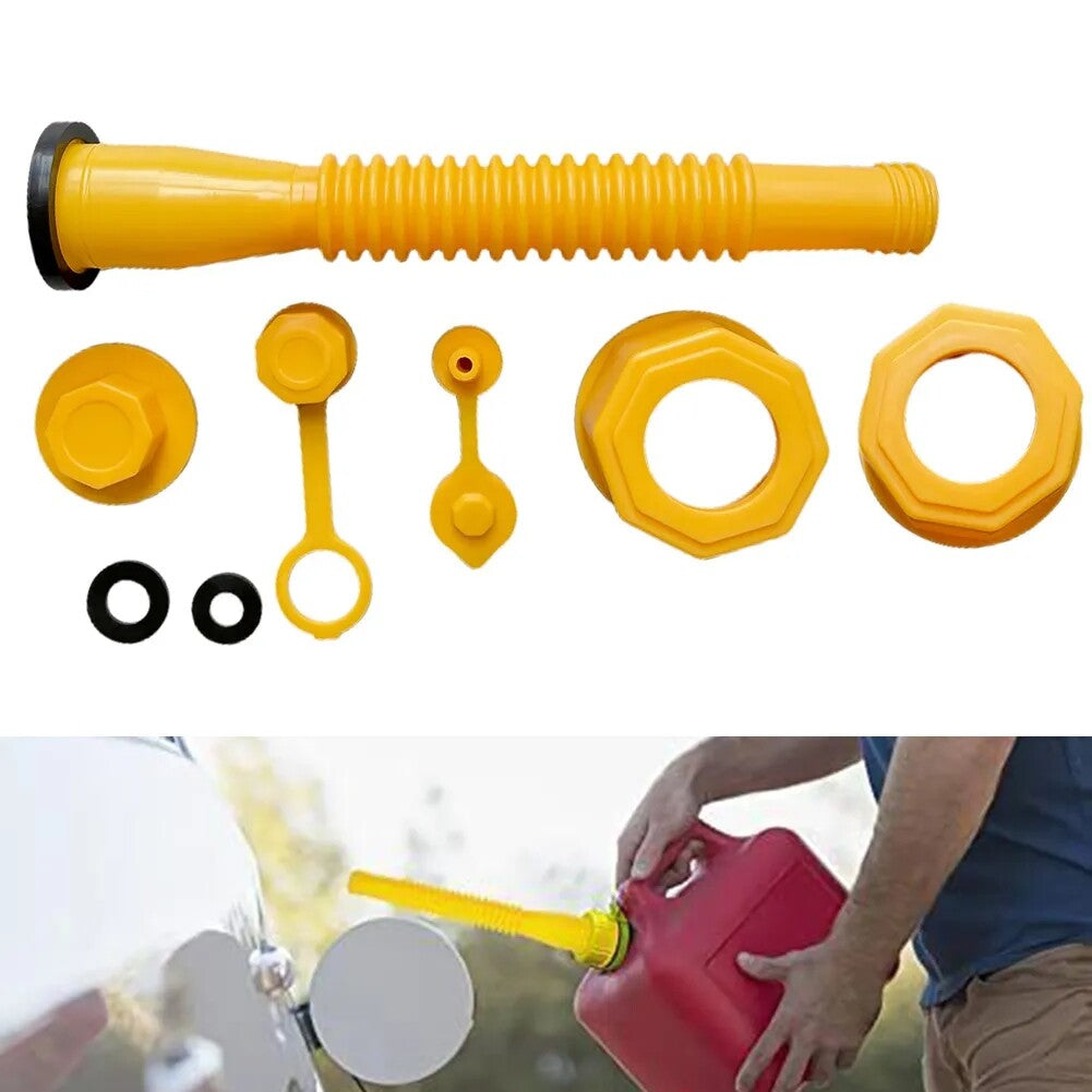 5✖ Replacement Gas Can Spout Nozzle Vent Kit for Plastic Gas Cans Old Style Cap