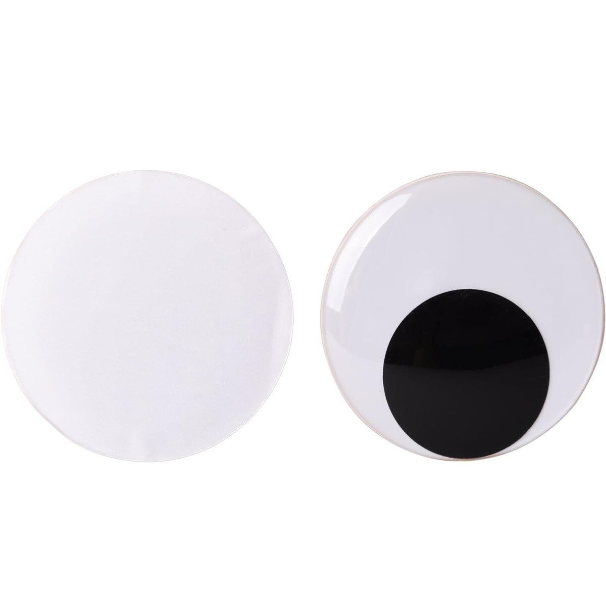 6-Inch BIG GIANT GOOGLY WIGGLE EYES W/Self-Stick Adhesive DIY Crafts Decorations