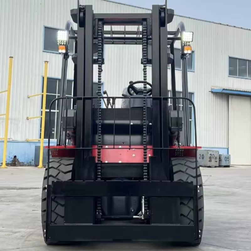 5Ton, 6Ton, 8Ton Lithium Battery Electric Forklifts with Multifunction Clamps for Warehouse Logistics