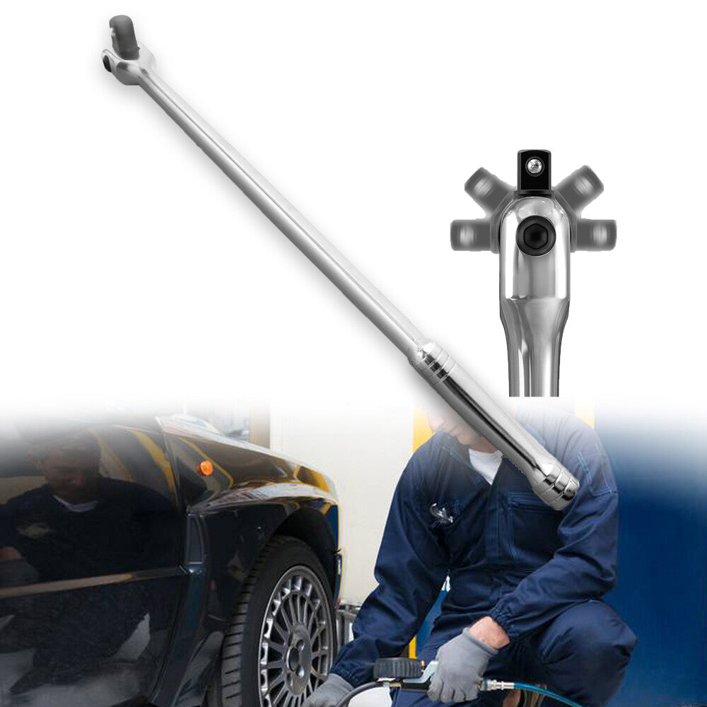 1/2 Inch Drive Breaker Bar Tool for Socket Wrench Cr-V Steel 24 Long Handle